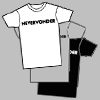 Shirt, Men's T-Shirt, Black/White Logo - Merchandise - Neverwonder