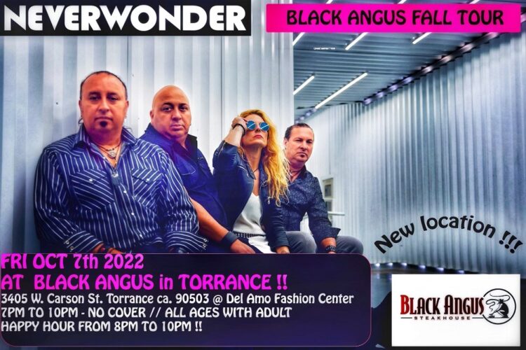 Neverwonder Black Angus Tour - 07 OCT 2022