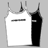Shirt, Women's Tank Top, Black/White Logo - Merchandise - Neverwonder