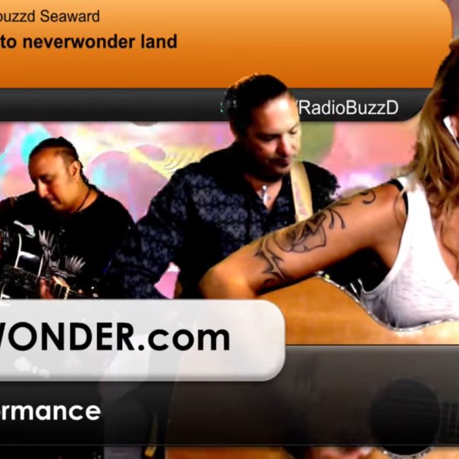 RadioBuzzD - NEVERWONDER for a live interactive video performance - 14 JUL 2018